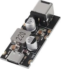 Gözeler Pd65w Typc-e USB Qc3.0 5V 9V 12V 20V Hızlı Şarj Modülü– 2.5x5.5 Jack ürün görseli 1