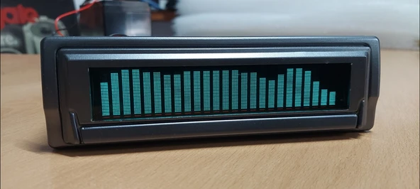25 Bit Ekolayzır Sese Duyarlı Spectrum 12v ( Montaj Kutulu ) Antrasit Renk ürün görseli 1