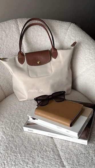 Bej Longchamp Çanta ürün görseli 1