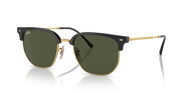 Ray-Ban New Clubmaster 4416 601/31 Black/Gold-Green Güneş Gözlüğü ürün görseli 1