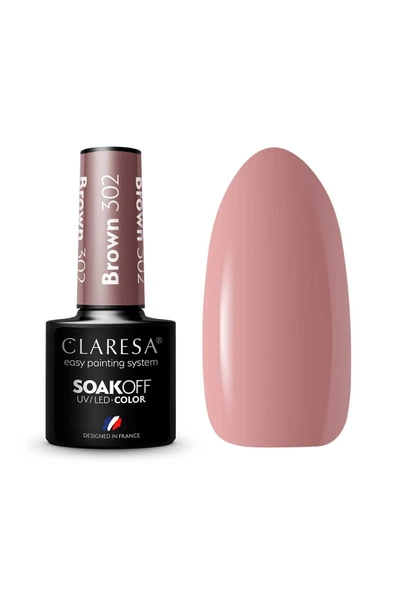 Claresa Kalıcı Oje Açık Kahverengi 302 5g ürün görseli 1