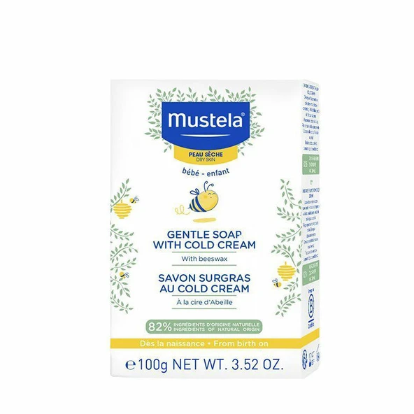 MUSTELA COLD CREAM İÇEREN TEMİZLEYİCİ SABUN 100 GR ürün görseli 1