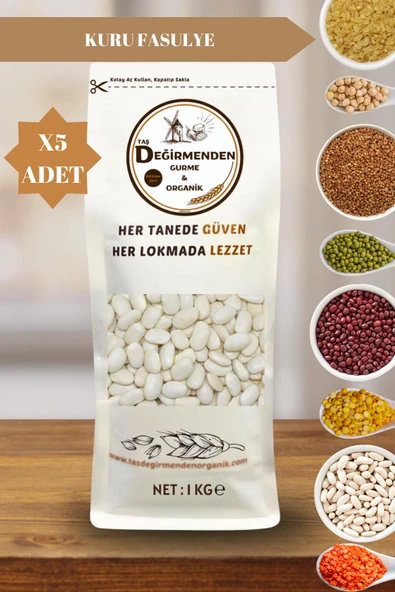 Kuru Fasulye (8 MM) - 5 Kilo ürün görseli 1