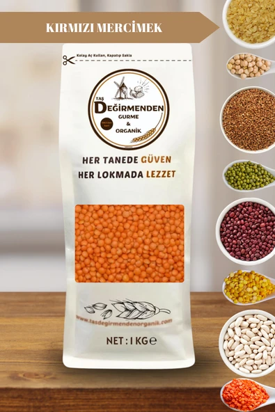 Kırmızı Mercimek - 1 Kilo ürün görseli 1