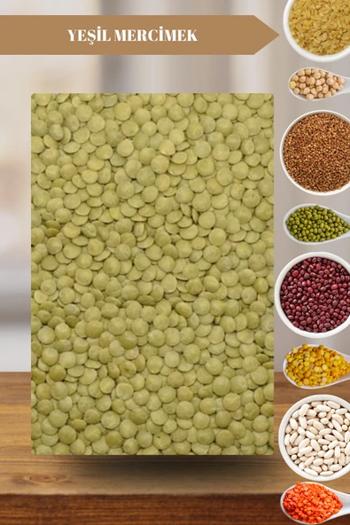 Yeşil Mercimek (7 MM) - 1 Kilo - Resim 2