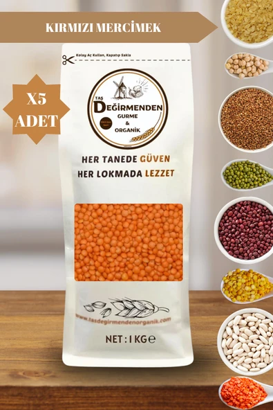 Kırmızı Mercimek - 5 Kilo ürün görseli 1
