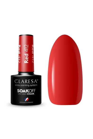 Claresa Kalıcı Oje Parlak Kırmızı 412 5g ürün görseli 1