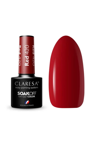 Claresa Kalıcı Oje Koyu Kızıl Kırmızı 420 5g ürün görseli 1