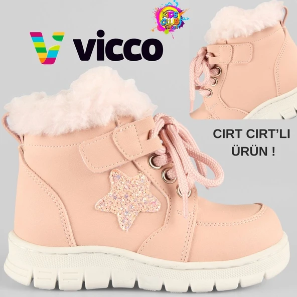 Vicco Punto Kürklü Ortopedik Çocuk Bot - Resim 6