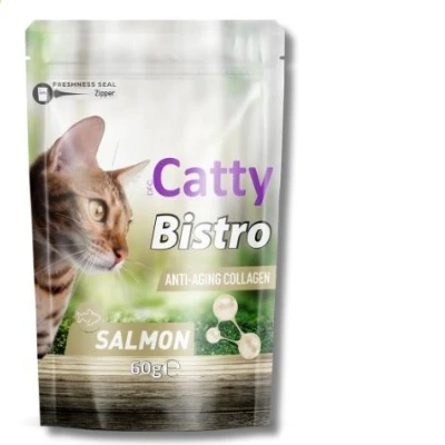 Catty Bistro Anti-Aging Collagen Somonlu Kedi Ödülü 60gr ürün görseli 1