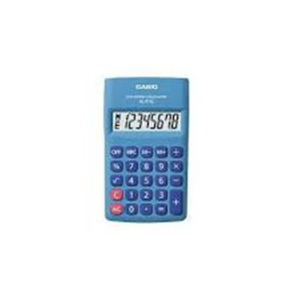 Casio HL-815L-BU 8 Hane Mavi Cep Tipi Hesap Makinesi ürün görseli 1