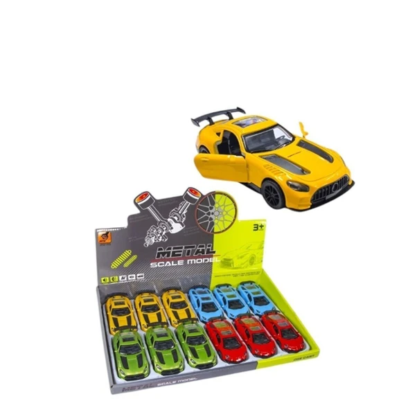 PTTAVM: KM36201C-1-2-3-4 Vardem Çek Bırak Metal Araba 1:36 - 1