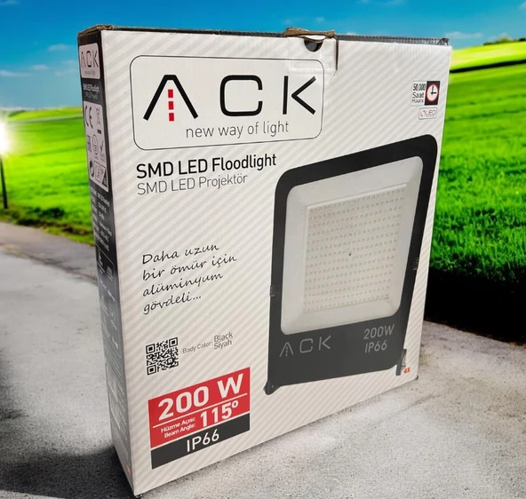 200w DOB Led Projektör  İP 66 Suya Dayanıklı 6500k Beyaz Işık 22095LMN AT62-19632 ürün görseli 1