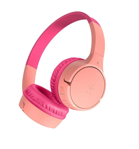 Belkin AUD002 SoundForm Mini Kablosuz Kafaüstü Çocuk Kulaklık-Pembe ürün görseli 1
