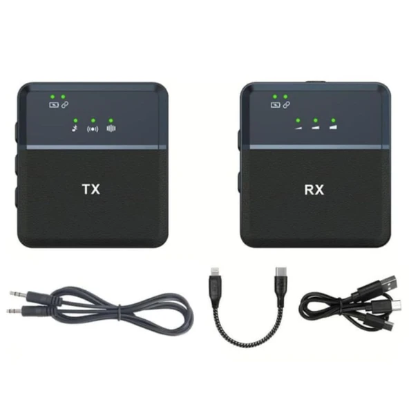 ZR558 Sx9 Rx Tx Lightning Type-C Aux Mikrofon ürün görseli 1