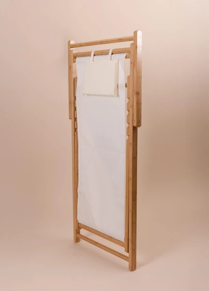 The Mia Bambu Katlanır Şezlong Sandalye - Resim 5