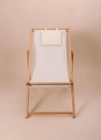 The Mia Bambu Katlanır Şezlong Sandalye - Resim 4