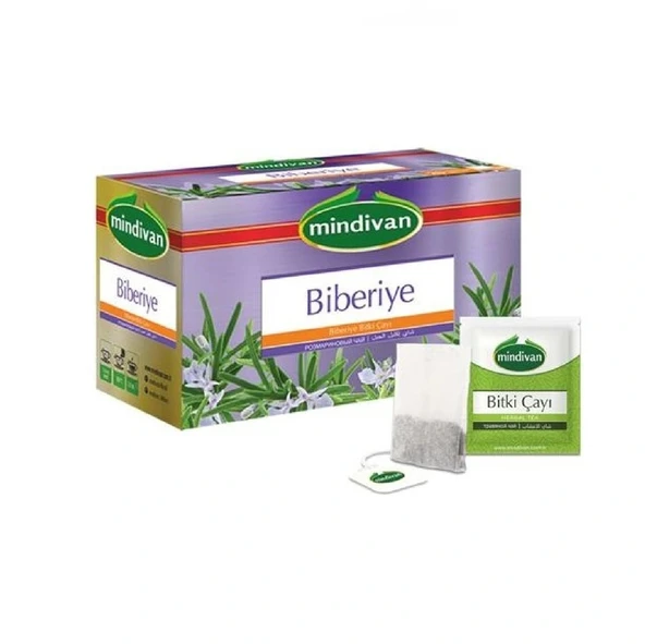 Mindivan Biberiye Çayı Süzen Poşet 20'li ürün görseli 1