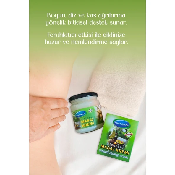 Mecitefendi Masaj Kremi 175 ml - Bitkisel ve Ferahlatıcı Etki - Resim 3