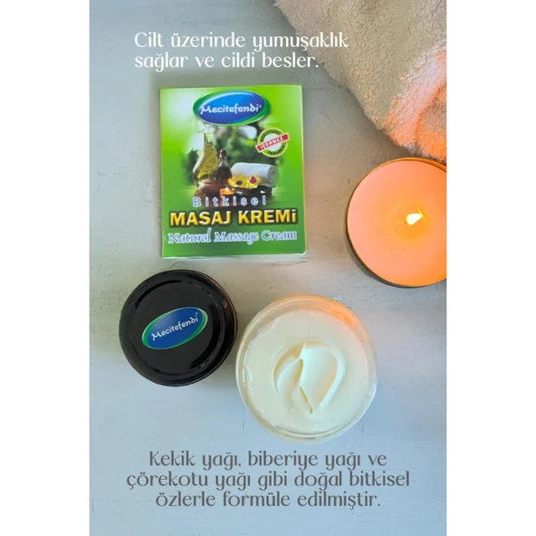 Mecitefendi Masaj Kremi 175 ml - Bitkisel ve Ferahlatıcı Etki - Resim 2