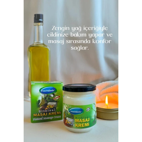Mecitefendi Masaj Kremi 175 ml - Bitkisel ve Ferahlatıcı Etki - Resim 4