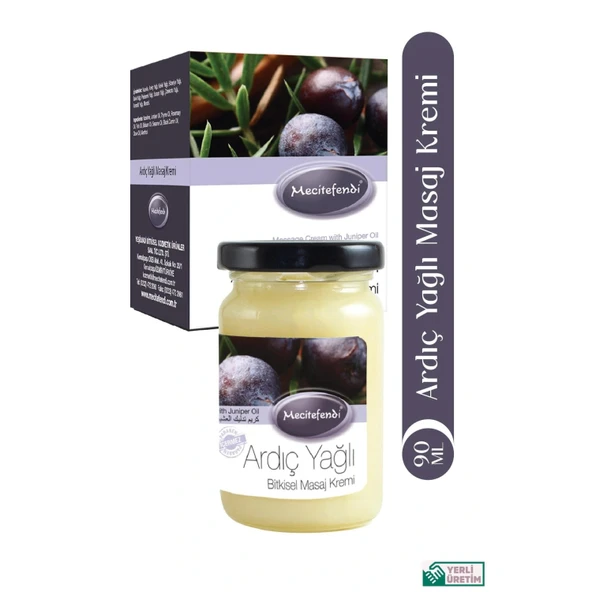 Mecitefendi Ardıç Yağlı Masaj Kremi 90 ml - Doğal ve Rahatlatıcı Etki ürün görseli 1