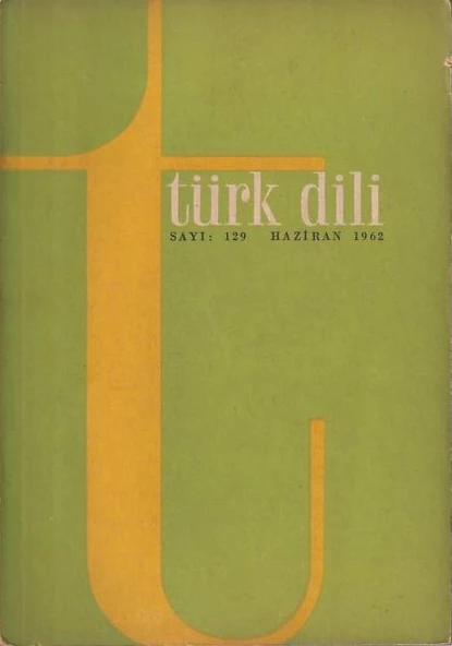 Türk Dili 129 Haziran 1962 ürün görseli 1
