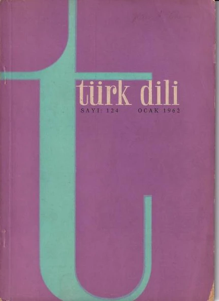 Türk Dili 124 Ocak 1962 ürün görseli 1