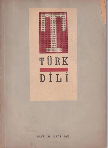 Türk Dili 138 Mart 1963 ürün görseli 1