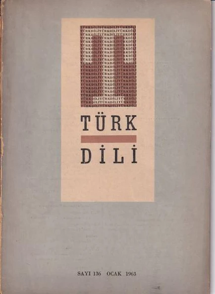 Türk Dili 136 Ocak 1963 ürün görseli 1