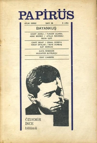 Papirüs Aylık Dergi Sayı 36 Haziran 1969 ürün görseli 1