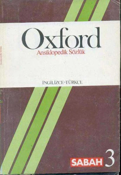 Oxford Ansiklopedik Sözlük İngilizce Türkçe 3. Cilt ürün görseli 1