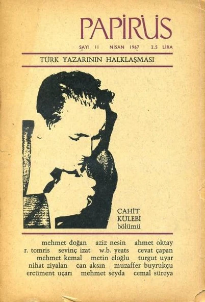 Papirüs Aylık Dergi Sayı 11 Nisan 1967 ürün görseli 1