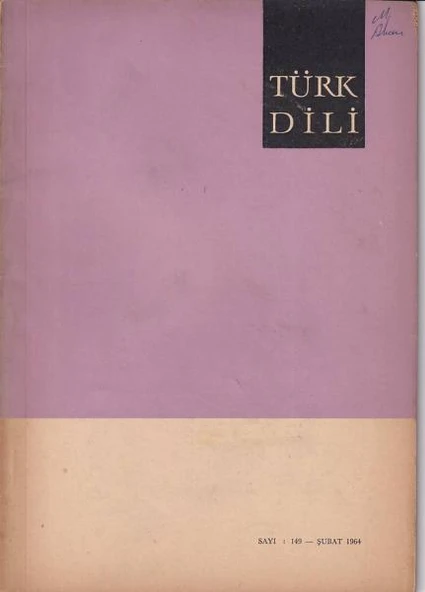Türk Dili 149 Şubat 1964 ürün görseli 1