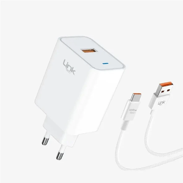 LinkTech T461e Eco 45W (67-120W) QC3.0 Turbo Şarj Type-C Kablolu Şarj Aleti ürün görseli 1