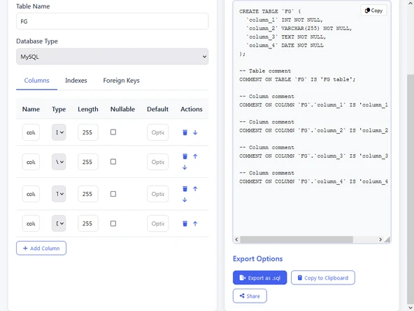 SQL Database Code Generator - Resim 7