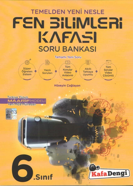 Kafa Dengi Yayınları 6.Sınıf Fen Bilimleri Kafası Soru Bankası Maarif Model ürün görseli 1