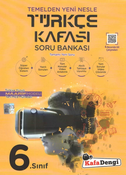 Kafa Dengi Yayınları 6.Sınıf Türkçe Kafası Soru Bankası Maarfi Model ürün görseli 1