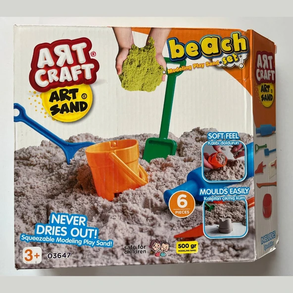 Artsand Plaj Kum Hamur Seti 500 gr ürün görseli 1