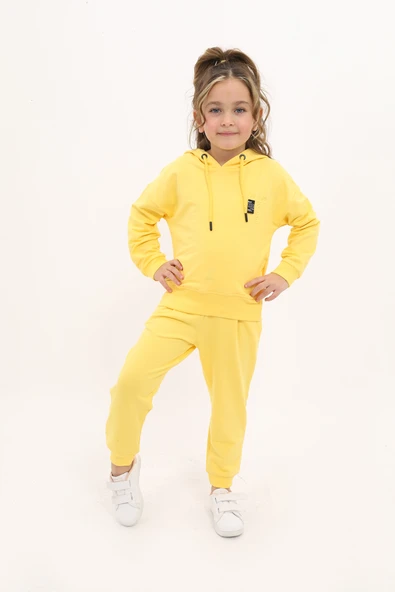 Toontoy Kız Çocuk Nakışlı Eşofman Takım ürün görseli 1
