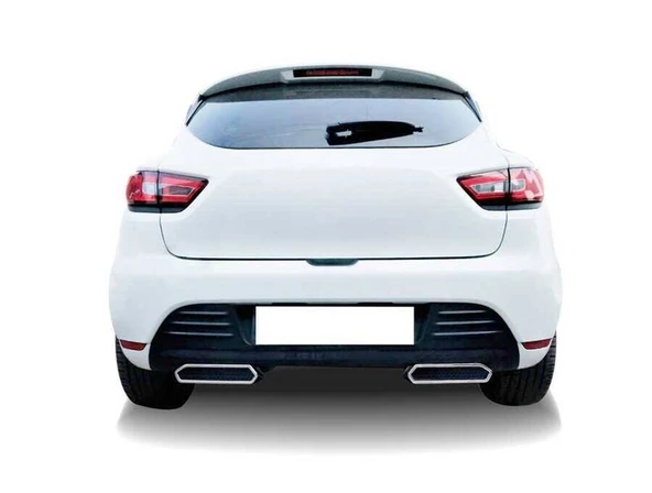 Renault Clio 4 Arka Difüzör 2 Parça 2012-2019 Arası ürün görseli 1