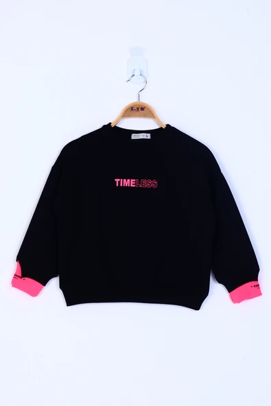 Toontoy Kız Çocuk Timeless Baskılı Sweatshirt ürün görseli 1