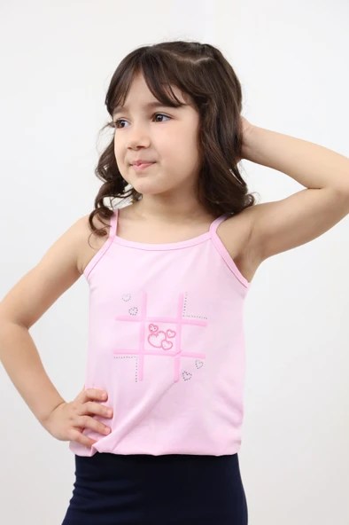 Toontoy Kız Bebek Baskılı Atlet - Resim 4