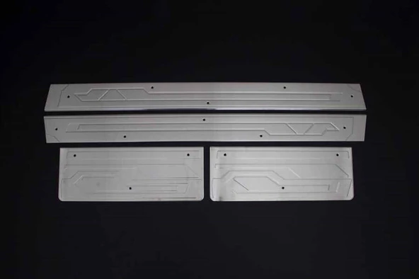 OMSA Ford Tourneo Custom Krom Kapı Eşiği 4 Parça 2012-2023 Arası ürün görseli 1