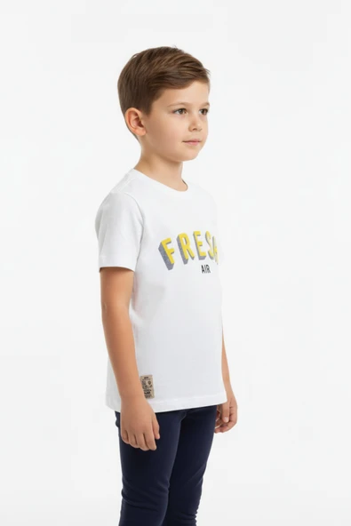 Toontoy Erkek Çocuk Fresh Baskılı Tişört ürün görseli 1