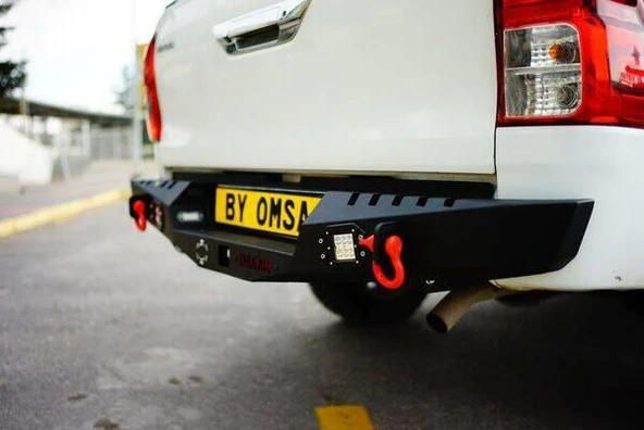 OMSA Toyota Hilux Dakar Çelik Arka Tampon Ledli Sensörlü 2015 ve Sonrası ürün görseli 1