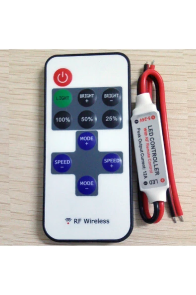 URETECH Uzaktan Kumandalı Led Denetleyici 5 24v 12a ürün görseli 1