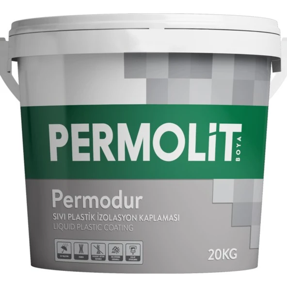 Permolit Permodur Sıvı Plastik İzolasyon Kaplaması 3,5 Kg ürün görseli 1