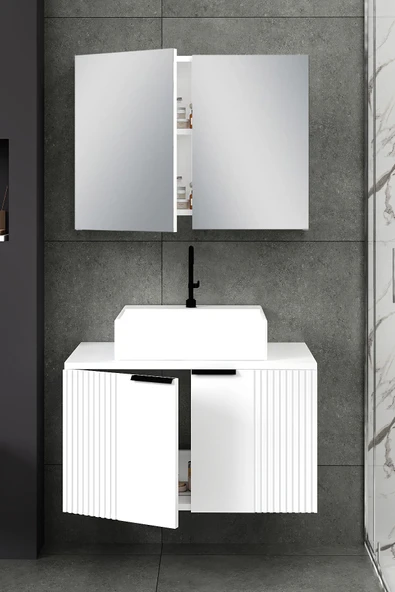80 cm Chester Banyo Dolabı - Resim 2