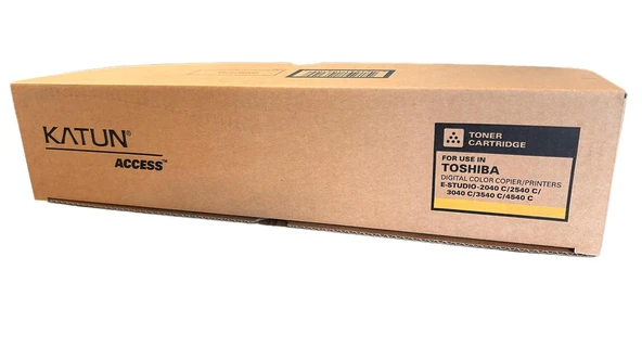 48814-Toshiba T-FC25D Katun Sarı Toner E-Studio 2040 2540 3040 3540 4540 ürün görseli 1